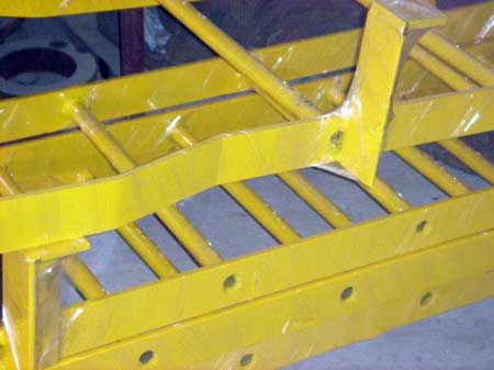 Non Polished Structural Steel Ladder, for Construction