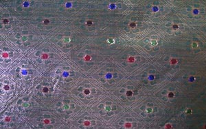 Moss-Meena-02 Silk Zari Fabric