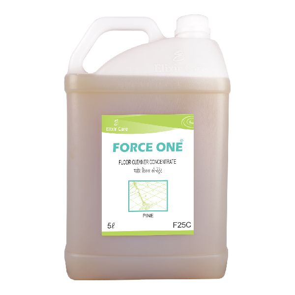 Force One Floor Cleaner Golden Pine, Detergent Type : Liquid form