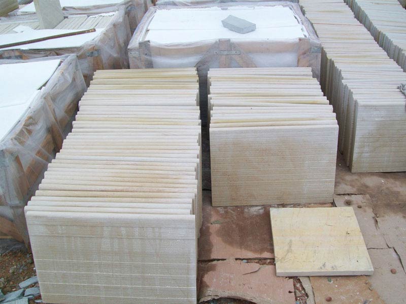 Desert Sandstone Bullnose Rebate Tiles