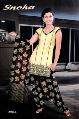 Cotton Salwar Suits Item Code : CPSS 2024