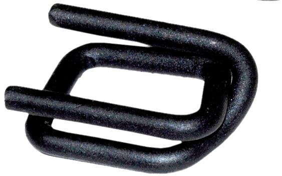 Epoxy Coated Stainless Steel Lashing Buckles, Color : Black