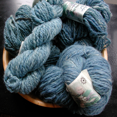 indigo dyed yarns