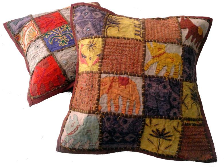 25pc Applique Embroidery Cushion Covers