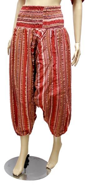Casual Aladdin Afghani Pant in Cotton Fabric with Elastic Waist  Pants