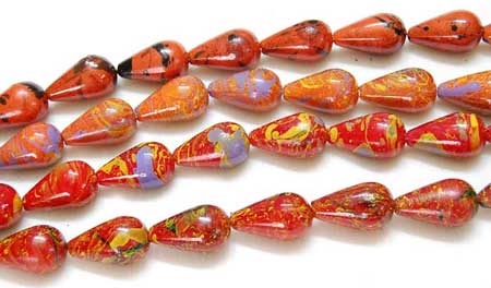 15mm Pear Beads