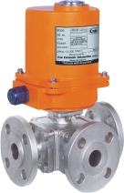 Motorized 3 Way Ball Valve