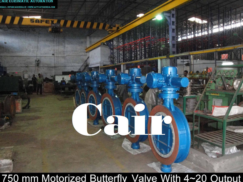 CAIR Motorized Offset Butterfly Valves