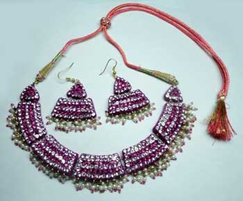 Lac Necklace Set (AG 27) at Best Price in Jaipur | Aini Gems