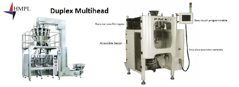 Duplex Multihead Packaging Machine, Packaging Type : Pillow, Quadra, Euroslot