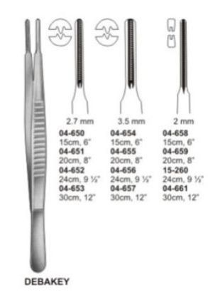 Atraumatic Dressing & Splinter Forceps