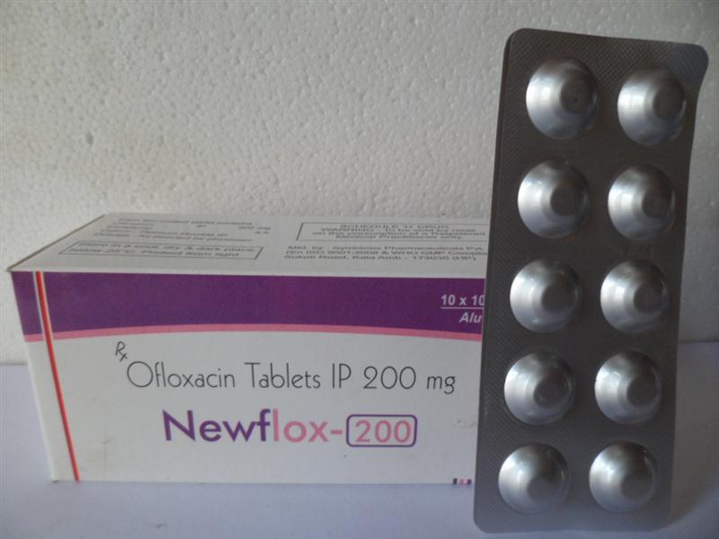 Ofloxacin 200 mg TABLETS, for Hospital, Clinical