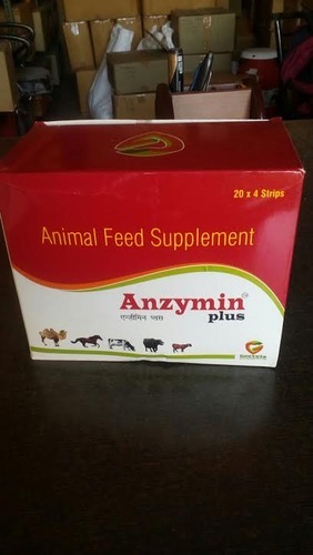 Bolus Anzymin Plus Animal Feed Supplement, for Veterinary, Packaging Type : Bottles