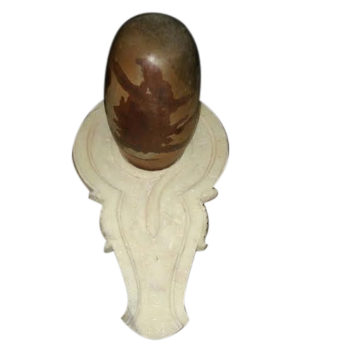Parad Stone Shivling, Color : Brown White