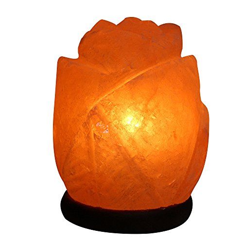 Flower Shaped Salt Lamps by WGS White Gold Salts, flower shaped salt