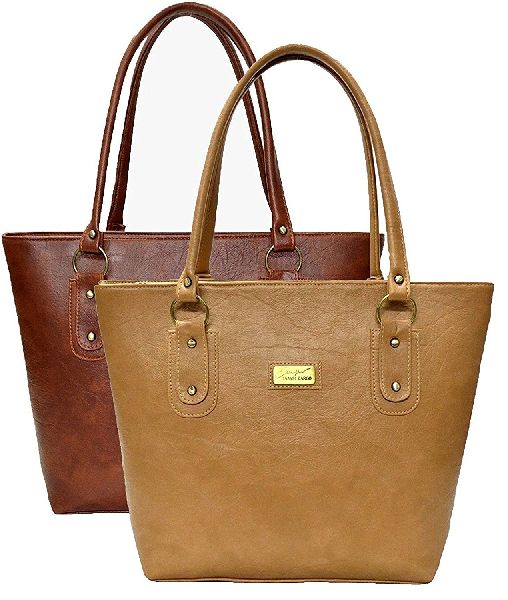 Ladies hand bags combo, Color : BROWN