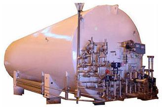 Vacuum Insulated Liquid Argon Cryogenic Storage Tank