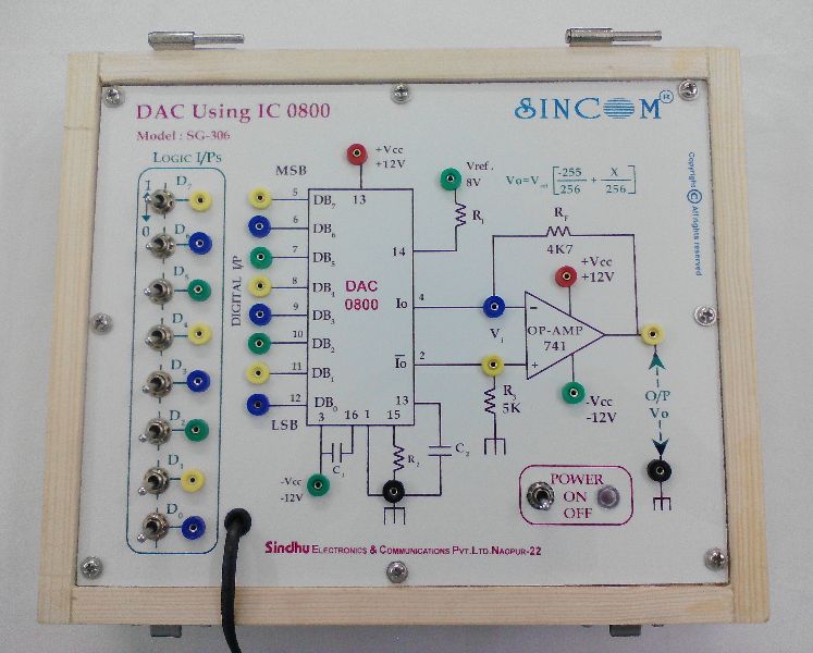 Digital to Analog (D To A)  using IC 0800  SG-306
