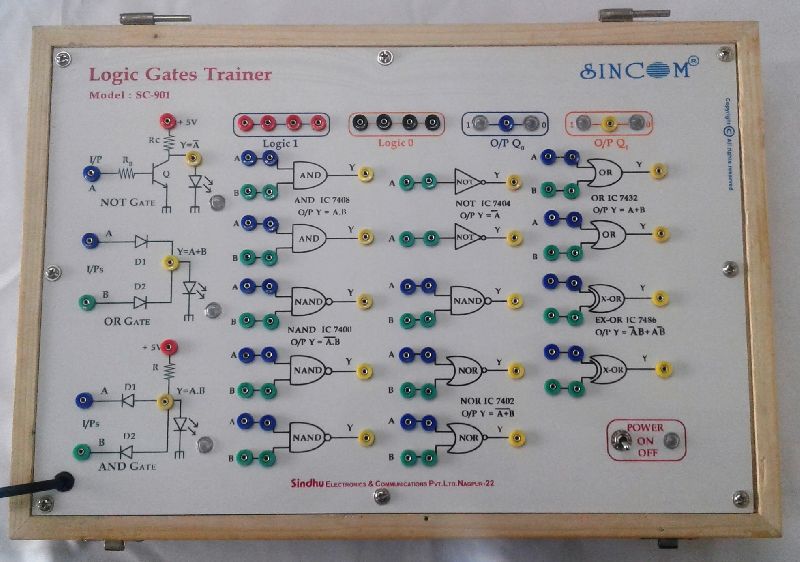 Logic Gate Trainer using IC SC-901