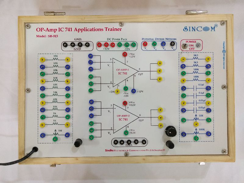 Op-Amp IC 741 Application and Characteristics (Parameter) Trainer SB-913