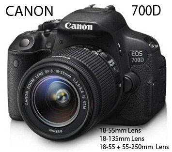 700D Canon Camera