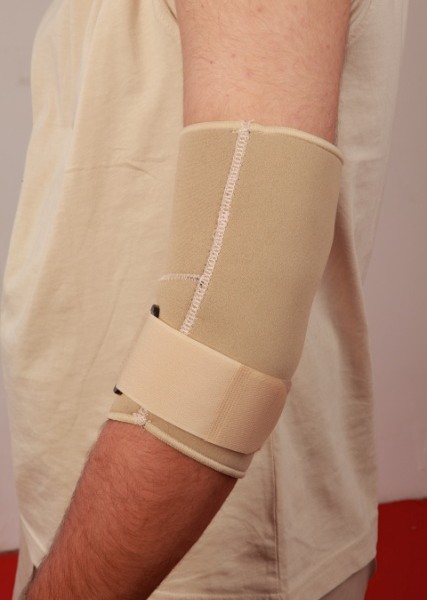 Tennis sleeve elbow with strap Neoprene Airprene