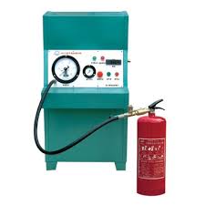 Fire extinguisher filling machine