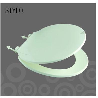 Plastic Plain Stylo Toilet Seat Cover, Shape : Oval
