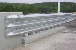 Stainless Steel highway crash barriers, Color : Silver