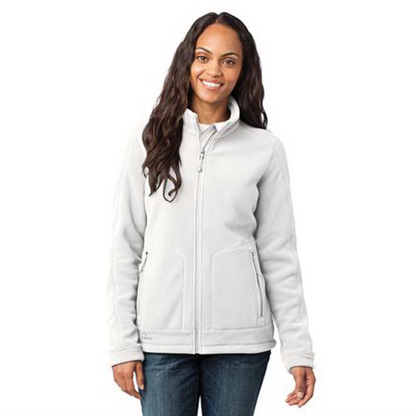 Ladies Wind-Resistant Full-Zip Fleece Jacket