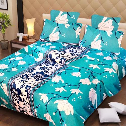 Floral Print Cotton Bed Sheets