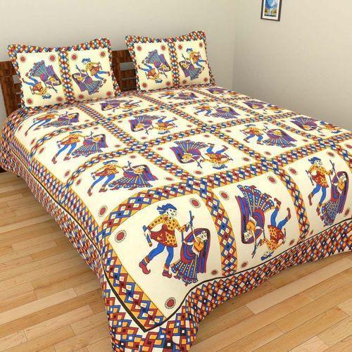 Pure Cotton Double Bedsheets, Color : Multi colored
