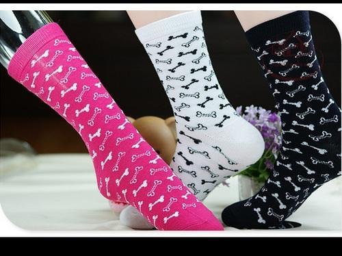 Ladies Cotton Socks, Pattern : Printed