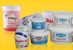 Plastic Disposable Ice Cream Cups, for Industrial, Shape : Round