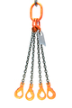 Item: Chain Sling Sling Type: Quad Leg with Adjusters Chain: Grade 100