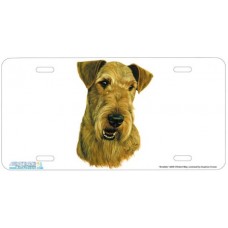 Airedale Dog License Plate