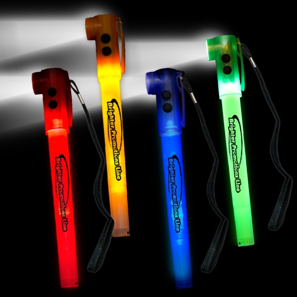 8" Light-Up LED Glow Safety Stix