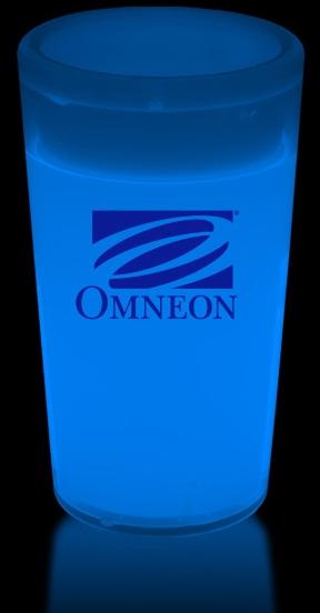 Blue 2 oz. Tapered Style Light Up Glow Shot Glass