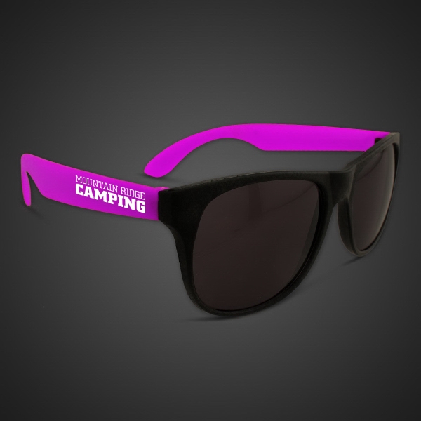 Purple Arms Neon Look Sunglasses