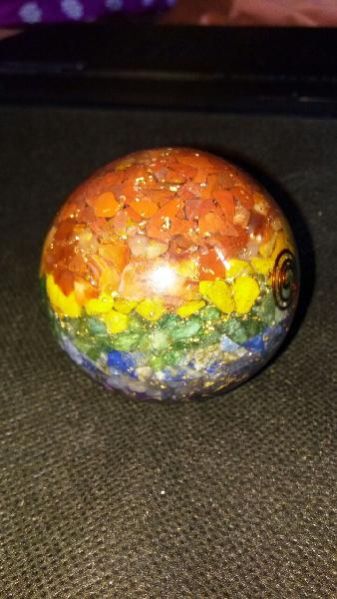 7 Chakra Orgone ball