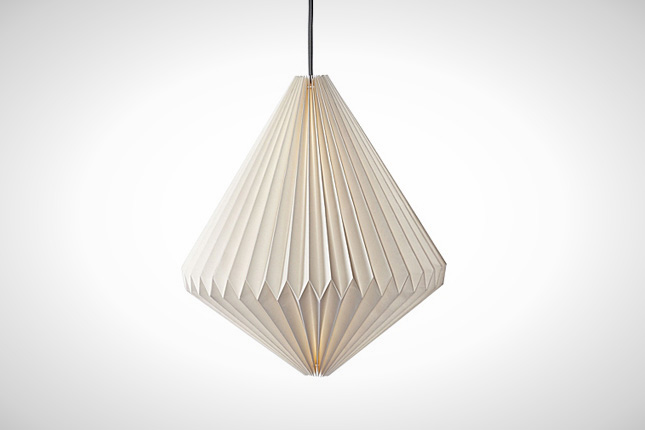 Handmade paper lampshade, Style : Origami