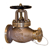 F7334 10K Bronze Hose Globe Valve Nakajima System