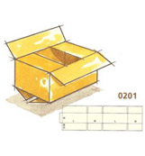 0201 Regular Slotted Container (RSC)