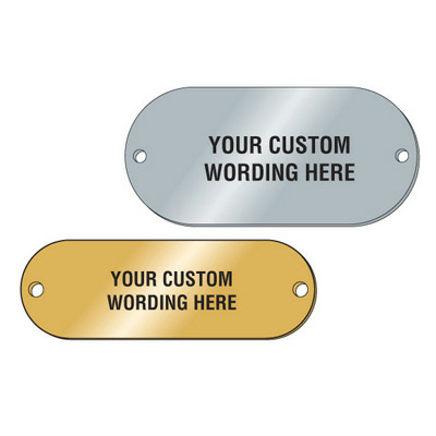 Custom Metal Asset ID Plates
