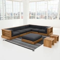 Wooden Modular Sofa