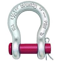 Crosby G213 .50T Round Pin Anchor Shackle 1/4"