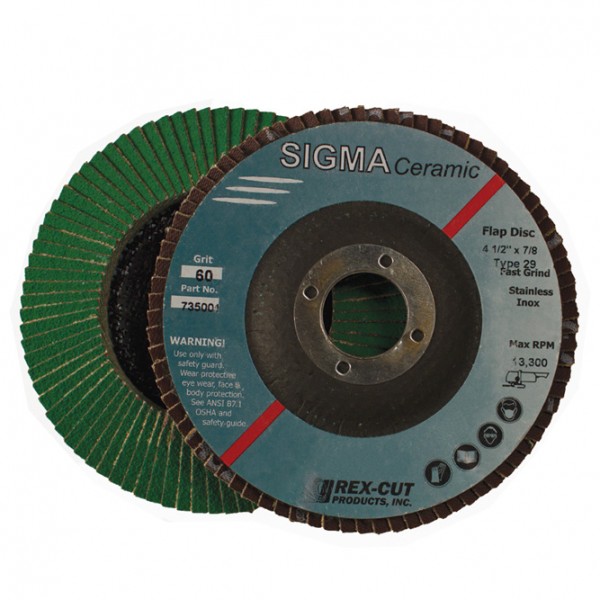 SIGMA Ceramic Flap Discs