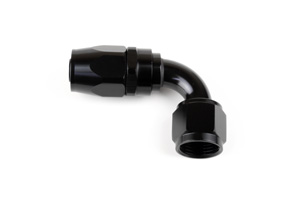 RaceFlux AN 90-Degree Double Swivel Seal Hose End Fitting