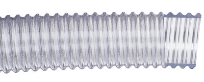 PVC ALL-CLEAR FOOD-GRADE CORRUGATED SUCTION HOSE