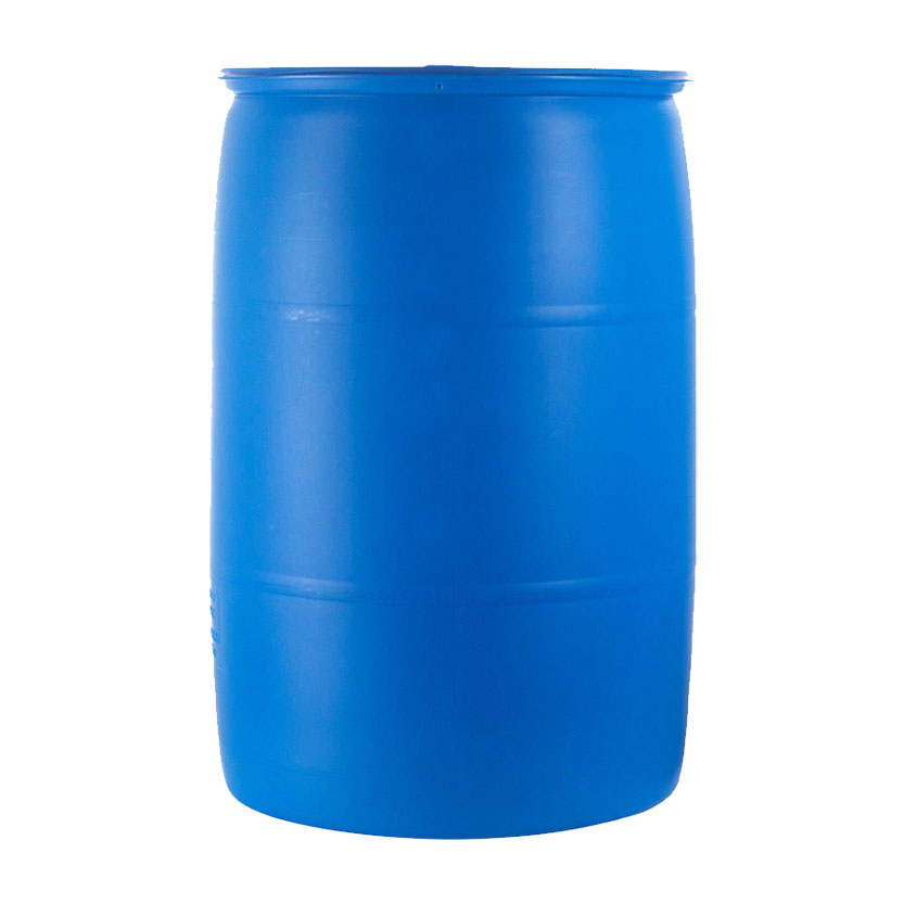 55 Gallon Blue Tight Head Plastic Drum